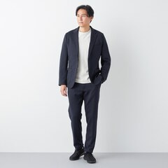 【パジャマスーツ】プレミアム AOKI疲労回復ウェア・リカバリーケアプラスジャケット 紺 セットアップ着用可