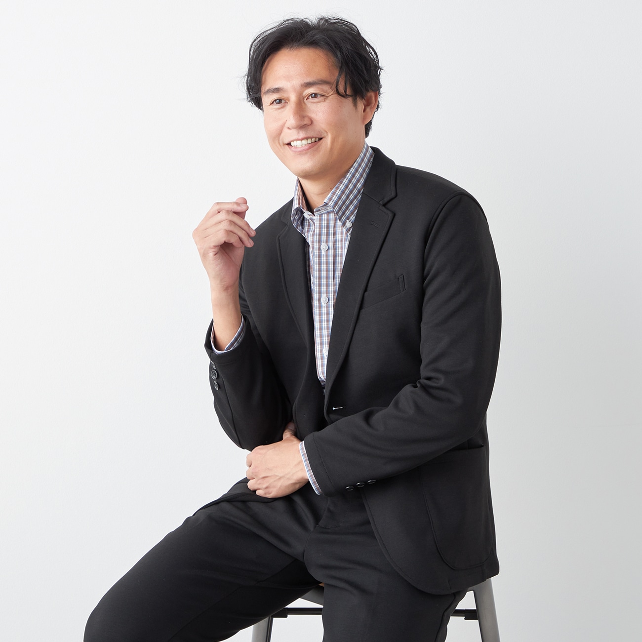 【パジャマスーツ】プレミアム AOKI疲労回復ウェア・リカバリーケアプラスジャケット 黒 セットアップ着用可