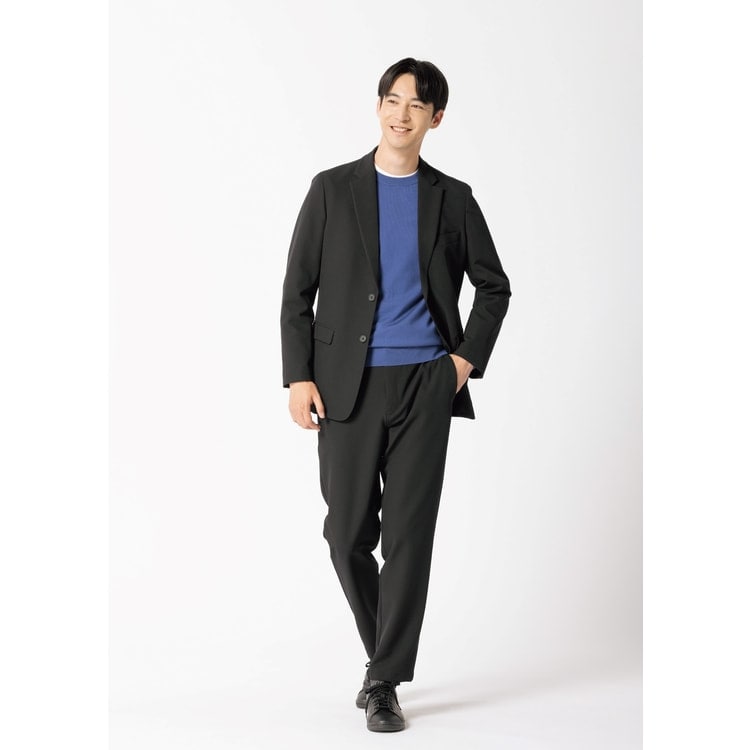BIZ MOVE】ファンクショナルセットアップジャケット セットアップ着用