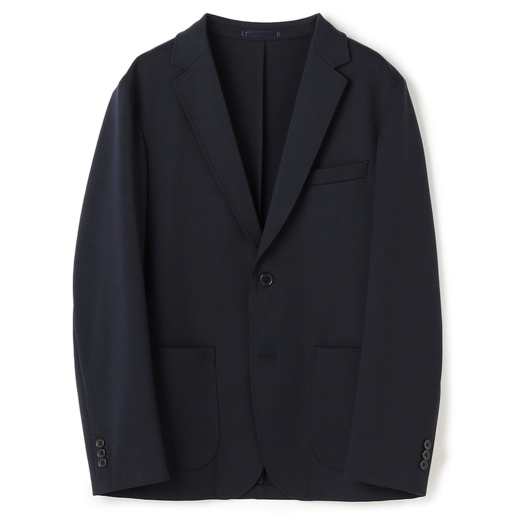 パジャマスーツ】プレミアムジャージージャケット 紺 セットアップ着用