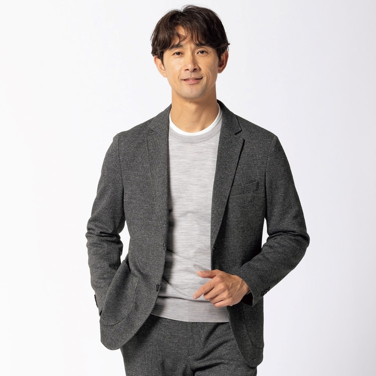 パジャマスーツ】プレミアムジャージージャケット ミディアムグレー