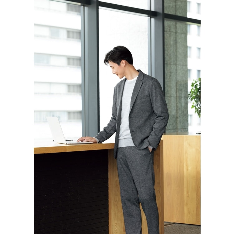 パジャマスーツ】プレミアムジャージージャケット ミディアムグレー