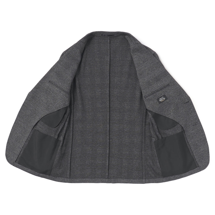 AOKI【未使用タグ付】洗える♪パジャマスーツ シアサッカー チェック グレーM パジャマスーツ】冷感ジャージージャケット グレー セットアップ