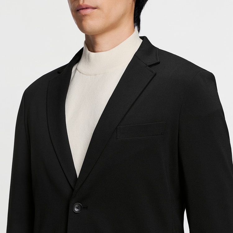 パジャマスーツ】プリントジャージージャケット 黒 セットアップ着用可