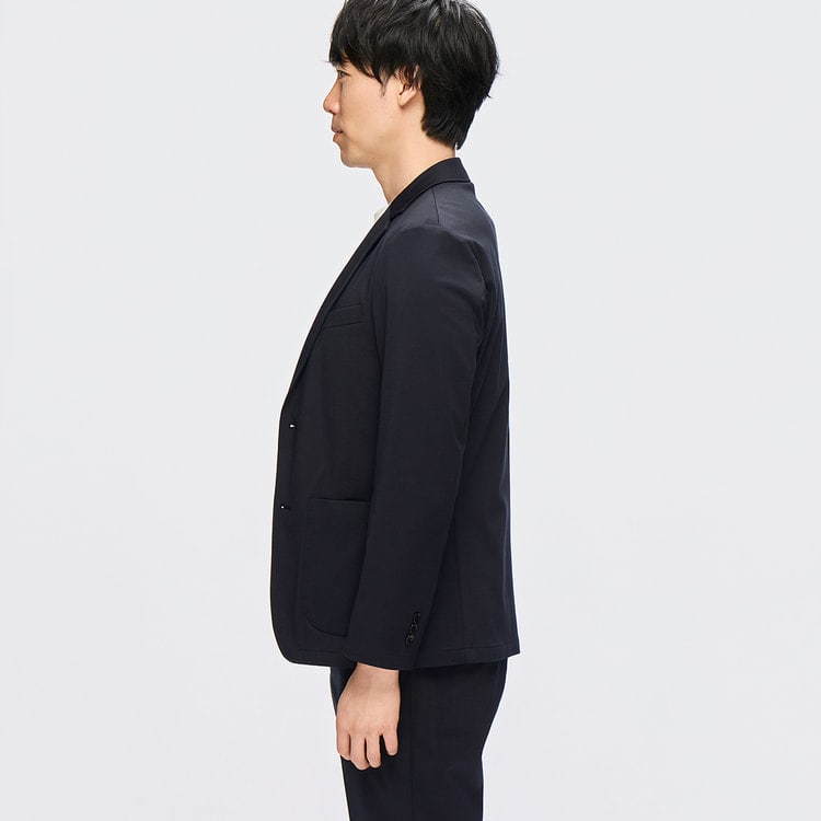 特価】【パジャマスーツ】プレミアムジャージー ジャケット 紺
