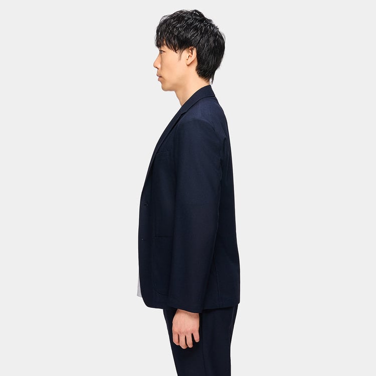 パジャマスーツ】スーパーエアクール ジャガードジャケット 紺