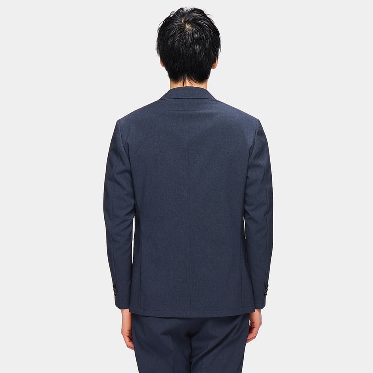 【美品】AOKI SOLOTEX セットアップスーツ ネイビー M 伸縮 上下2点セット】SOLOTEX マルチファンクション 2WAYストレッチ