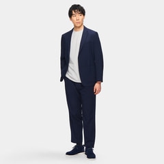 パジャマスーツ】スーパーエアクール トリコットサッカージャケット 紺