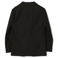 ■極美品■AKM シルク パイル ジャージ ジャケット ストレッチ 洗える 黒 吸水速乾/イージーケア』coolmax chino スタンドジャケット[FEA4