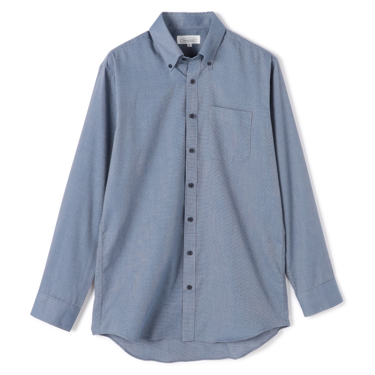 Easy Care Peach Brushed Button-down shirt Solid Color