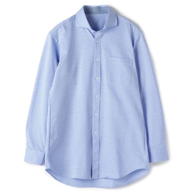 ビズニットシャツ】ノンアイロン ストレッチ カッタウェイ LES MUES