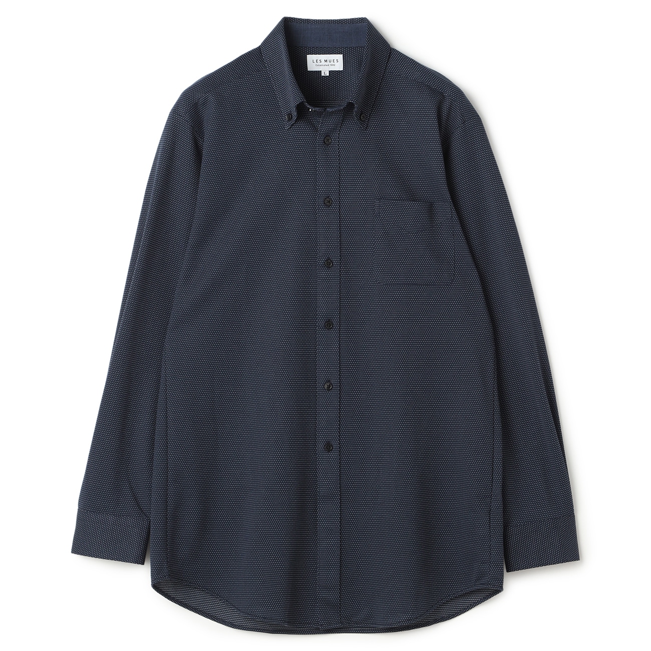 【ビズニットシャツ】ノンアイロン ストレッチ ボタンダウン LES MUES 【ビズニットシャツ】ノンアイロン ストレッチ ボタンダウン LES MUES