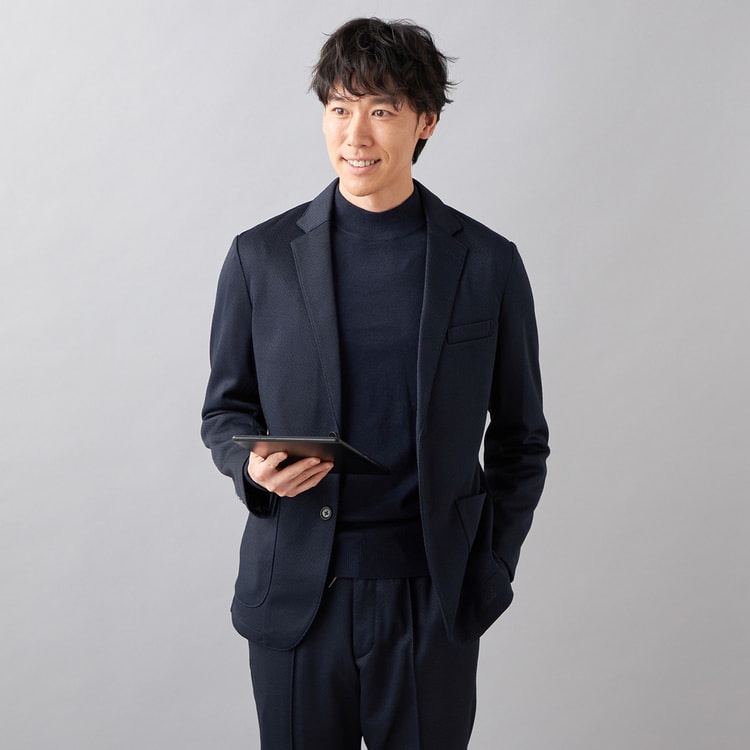 【L＆Wデザイン】仕立て屋シリーズ ハイネックセーター 無地