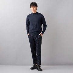 【L＆Wデザイン】仕立て屋シリーズ ハイネックセーター 無地