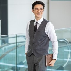 ニットジレ 無地 LES MUES【AOKI公式通販】