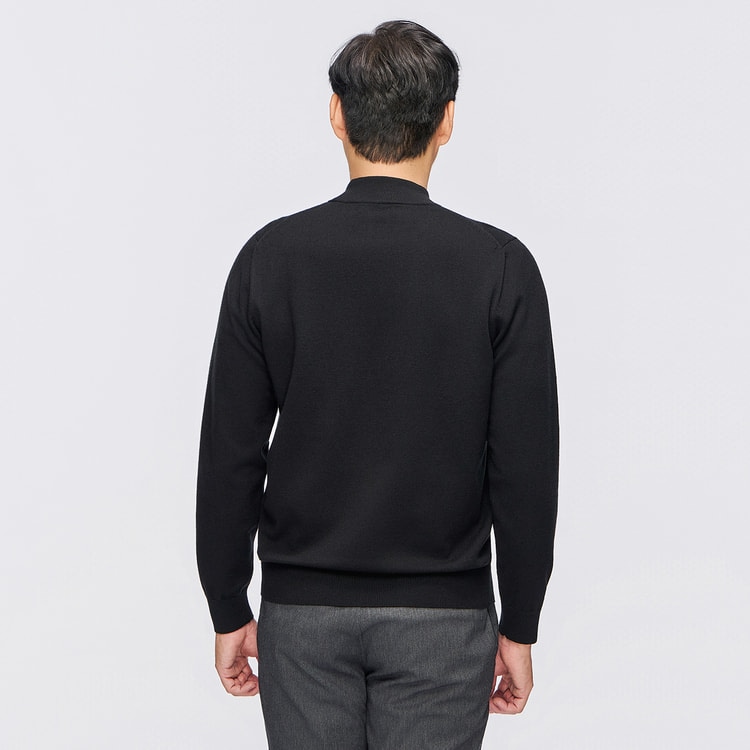 ニット背中側首周り L＆Wデザイン】スーツ屋の仕立てたセーター モックネック【AOKI公式通販】