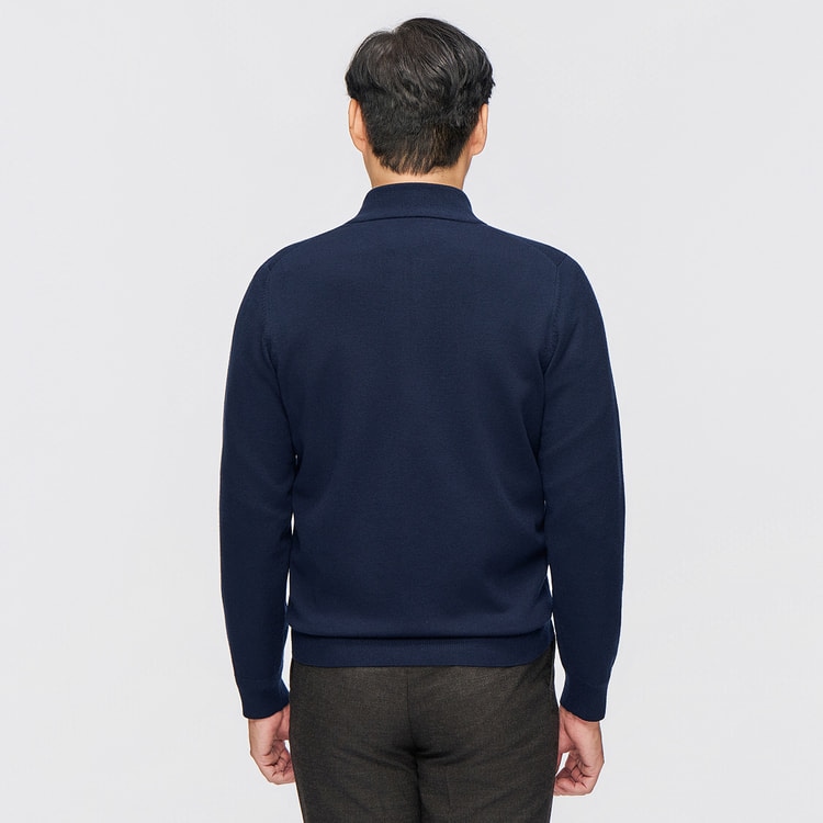 L＆Wデザイン】スーツ屋の仕立てたセーター ハーフジップ【AOKI公式通販】