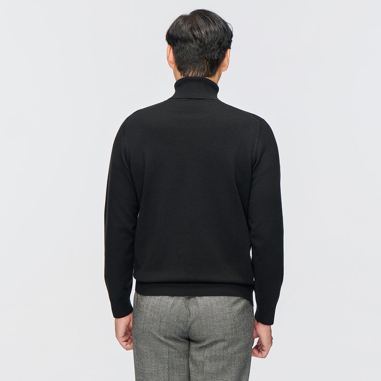 L＆Wデザイン】スーツ屋の仕立てたセーター タートルネック【AOKI公式