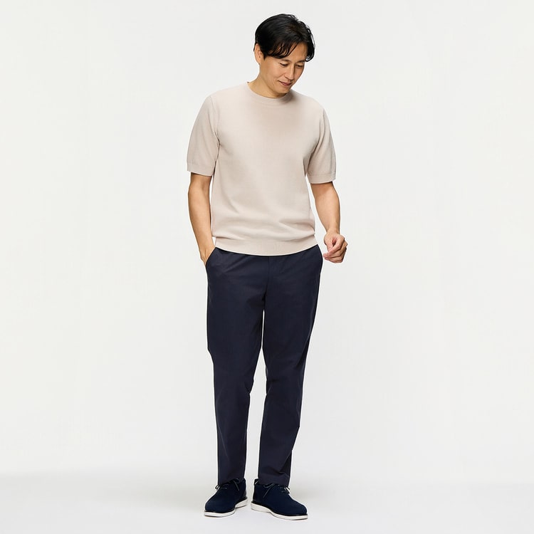 L＆Wデザイン】スーツ屋の仕立てたニットTシャツ【AOKI公式通販】