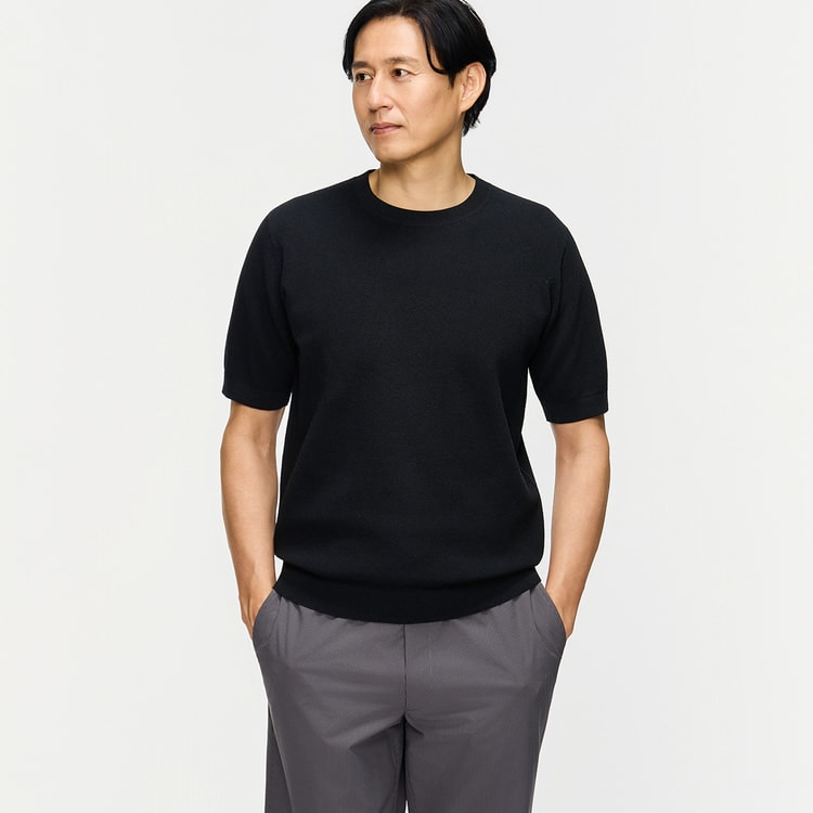 L＆Wデザイン】スーツ屋の仕立てたニットTシャツ【AOKI公式通販】