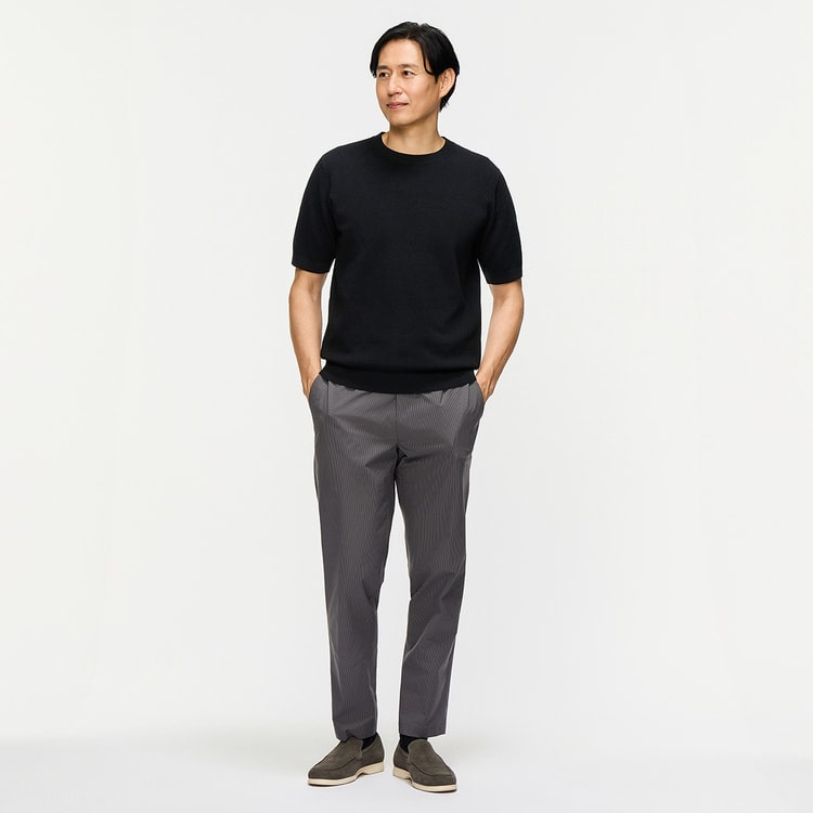 L＆Wデザイン】スーツ屋の仕立てたニットTシャツ【AOKI公式通販】