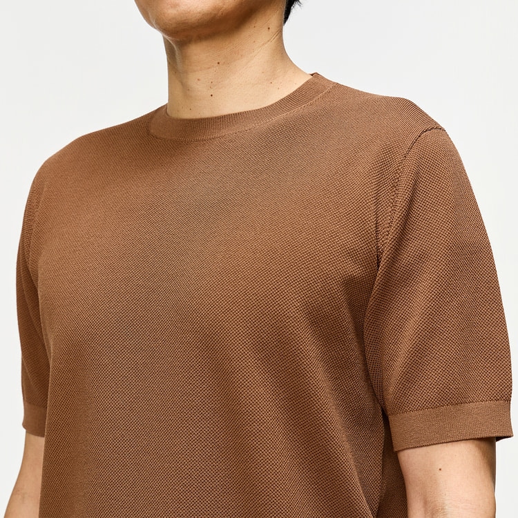 L＆Wデザイン】スーツ屋の仕立てたニットTシャツ【AOKI公式通販】
