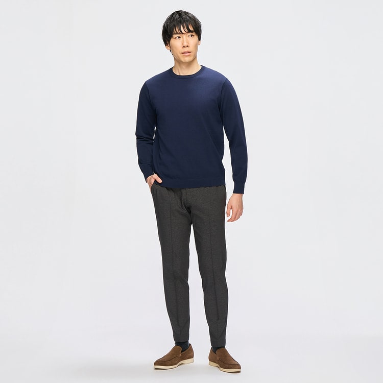L＆Wデザイン】スーツ屋の仕立てたドライクルーニット【AOKI公式通販】