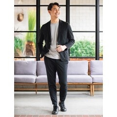 アウトレット】【パジャマスーツ】冷感ジャージパンツ セットアップ