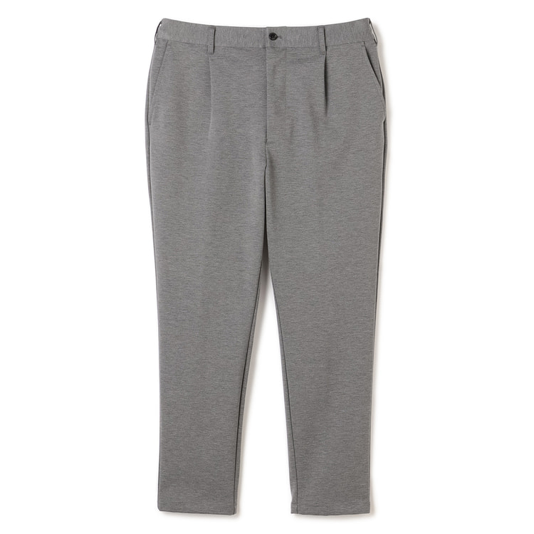 H180 B95 W80 H80 Wearing size: L Detailed image [Pajamas suit] Relaxed hemmed jersey one-Single-pleated pants gray Mix & Match wearable
