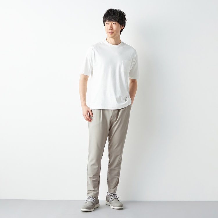 パジャマスーツ】リラックス 冷感ジャージーパンツ ベージュ