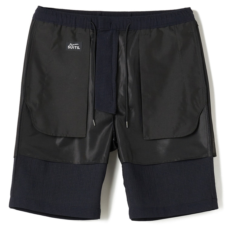 パジャマスーツ】エアクール トリコットサッカーショートパンツ