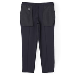 【パジャマスーツ】裾上げ済 ジャガードジャージパンツ 紺 セットアップ着用可