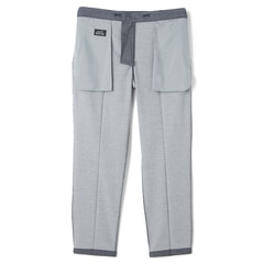パジャマスーツ】エアクール プリントメッシュパンツ 紺 裾上げ済