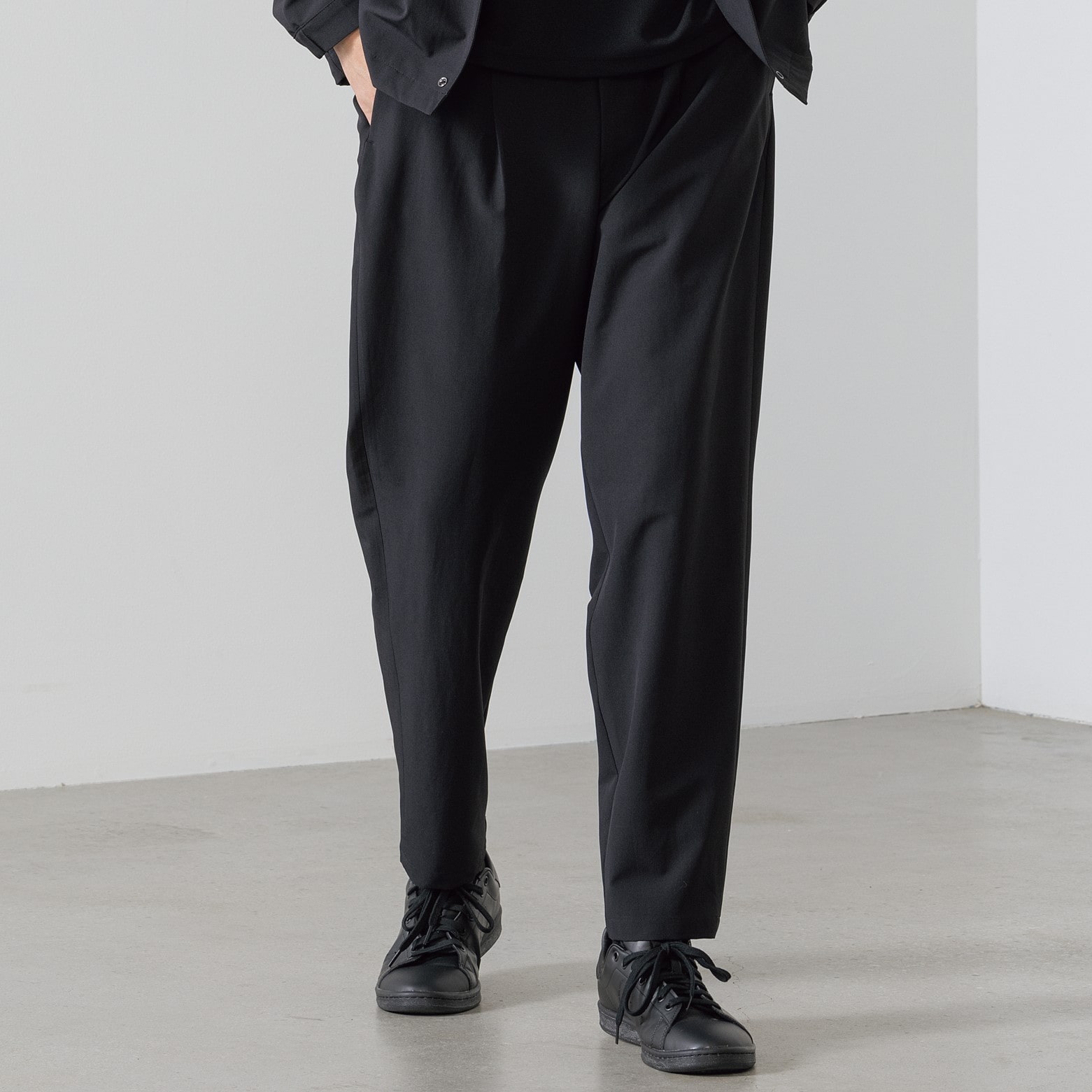 【BIZ MOVE】ストレッチセミワイドパンツ セットアップ着用可 【BIZ MOVE】ストレッチセミワイドパンツ セットアップ着用可