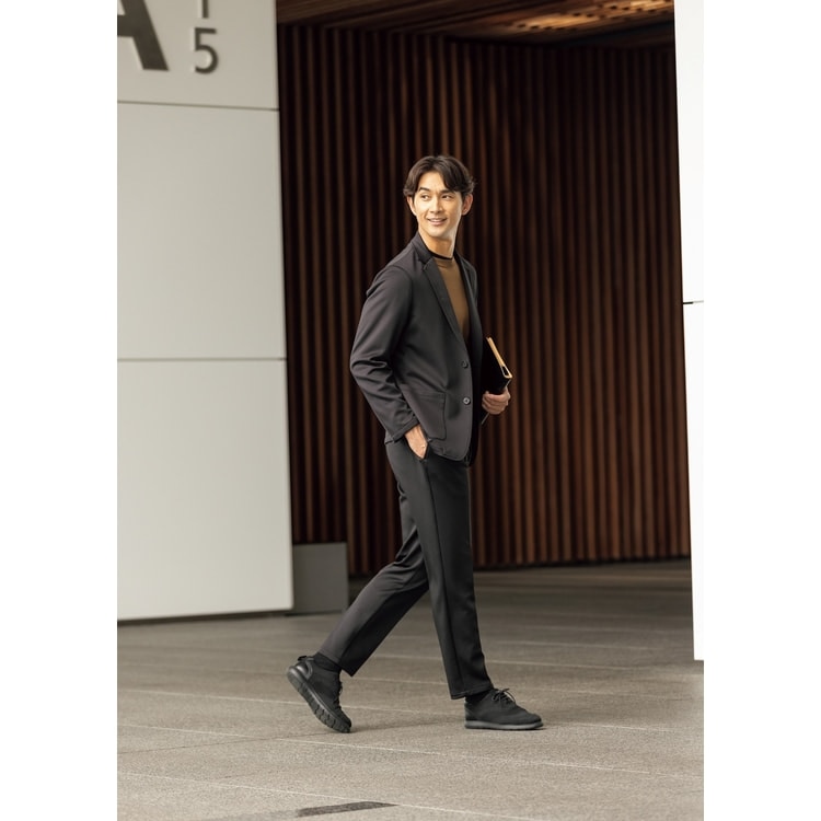 特価】【パジャマスーツ】スタンダードパンツ 黒 裾上げ済