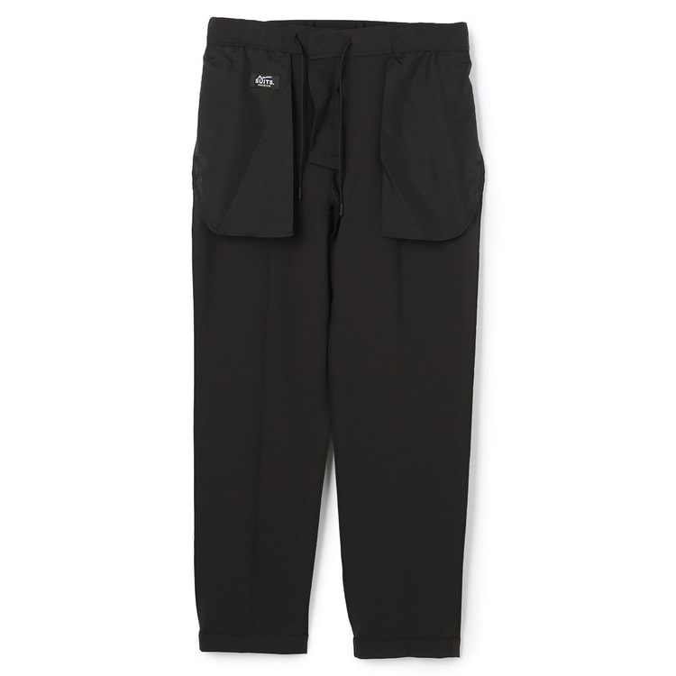 パジャマスーツ】プレミアム ハイストレッチパンツ 黒 はっ水 パジャマスーツ】プレミアム ハイストレッチパンツ 黒 はっ水
