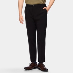 L＆Wデザイン】ストレッチセットアップパンツ 黒 セットアップ着用可
