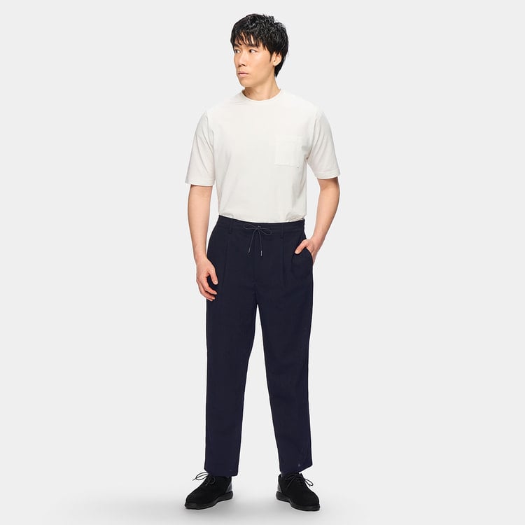 パジャマスーツ】スーパーエアクール トリコットサッカーパンツ 黒