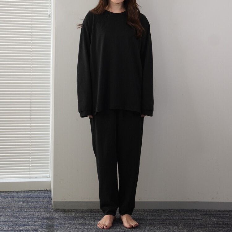 AOKI リカバリーケアプラス ルームウェア M 黒 楽天市場】AOKI リカバリーケアプラス 五分袖 七分丈パンツ 疲労