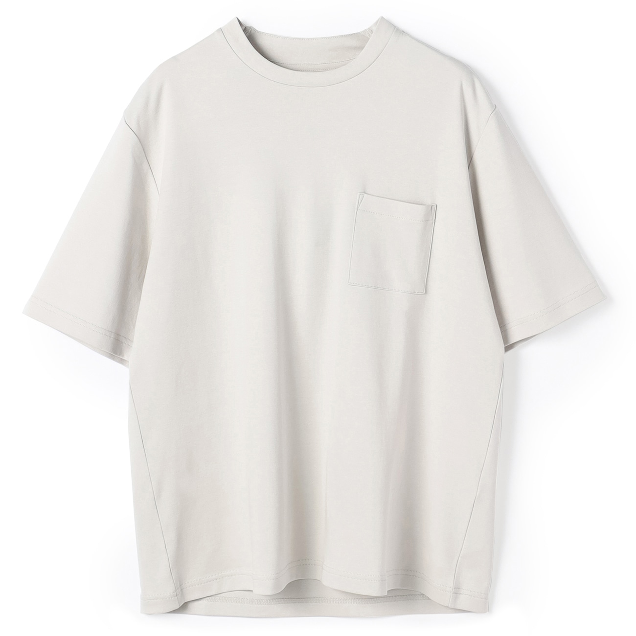 【アウトレット】【L＆Wデザイン】スーツ屋の仕立てたTシャツ スロープネック 無地