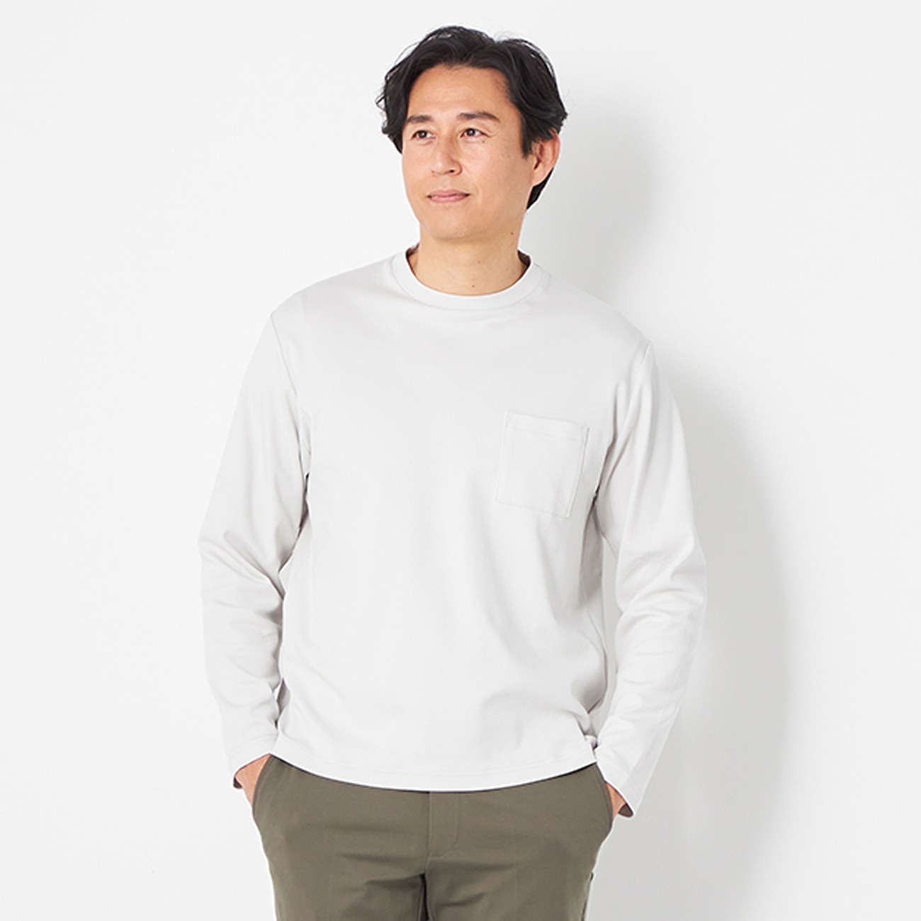 【WEB限定ログインで550円引】【L＆Wデザイン】スーツ屋の仕立てたTシャツ スロープネック