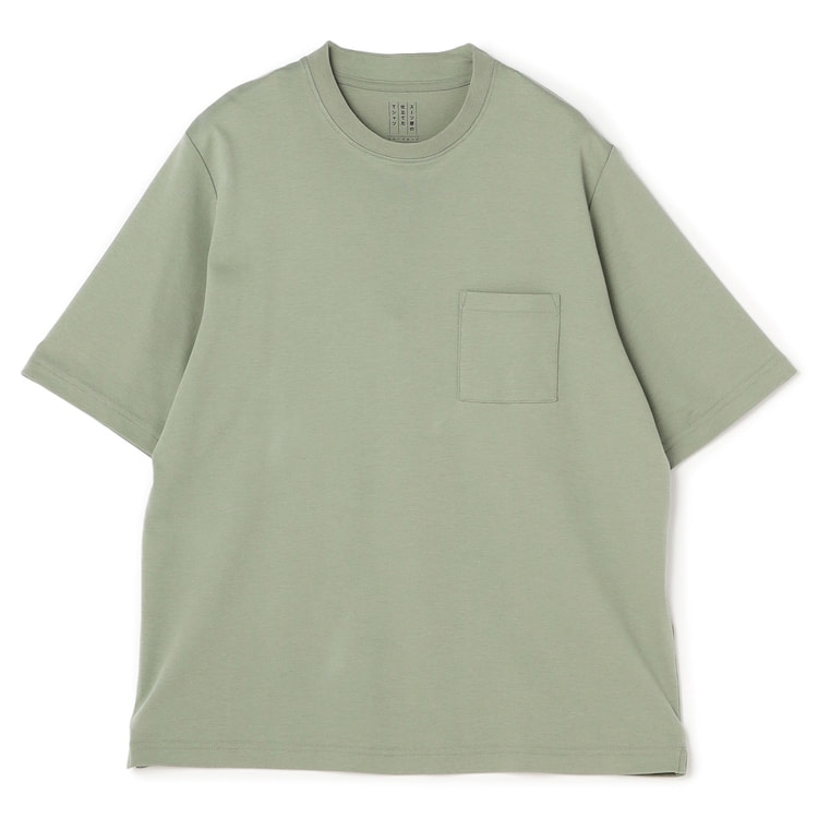 【LOEWE】ノットデザイン Vネック Tシャツ (ダークオリーブ) GOOD ON（グッドオン） ショートスリーブ Vネック ポケットT