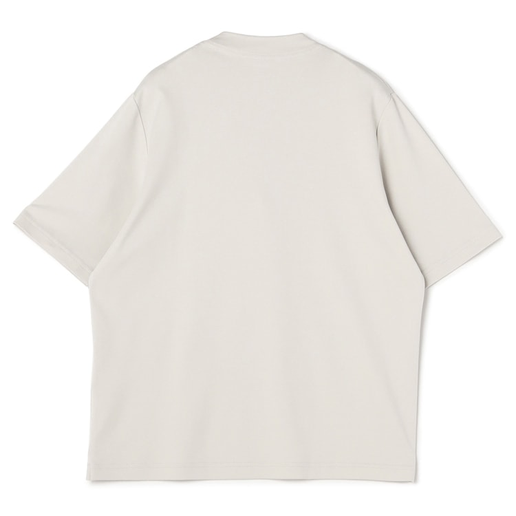 すぐ届く 直営店 シンプル モノグラム モチーフ コットンTシャツ クールドライアムンゼン オーバーサイズサイドスリット
