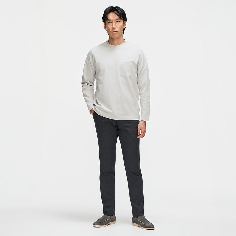 L＆Wデザイン】スーツ屋の仕立てたTシャツ クルーネック【AOKI公式通販】