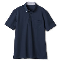 ビズポロ】エアクール ボタンダウン ポロシャツ ブルー【AOKI公式通販】