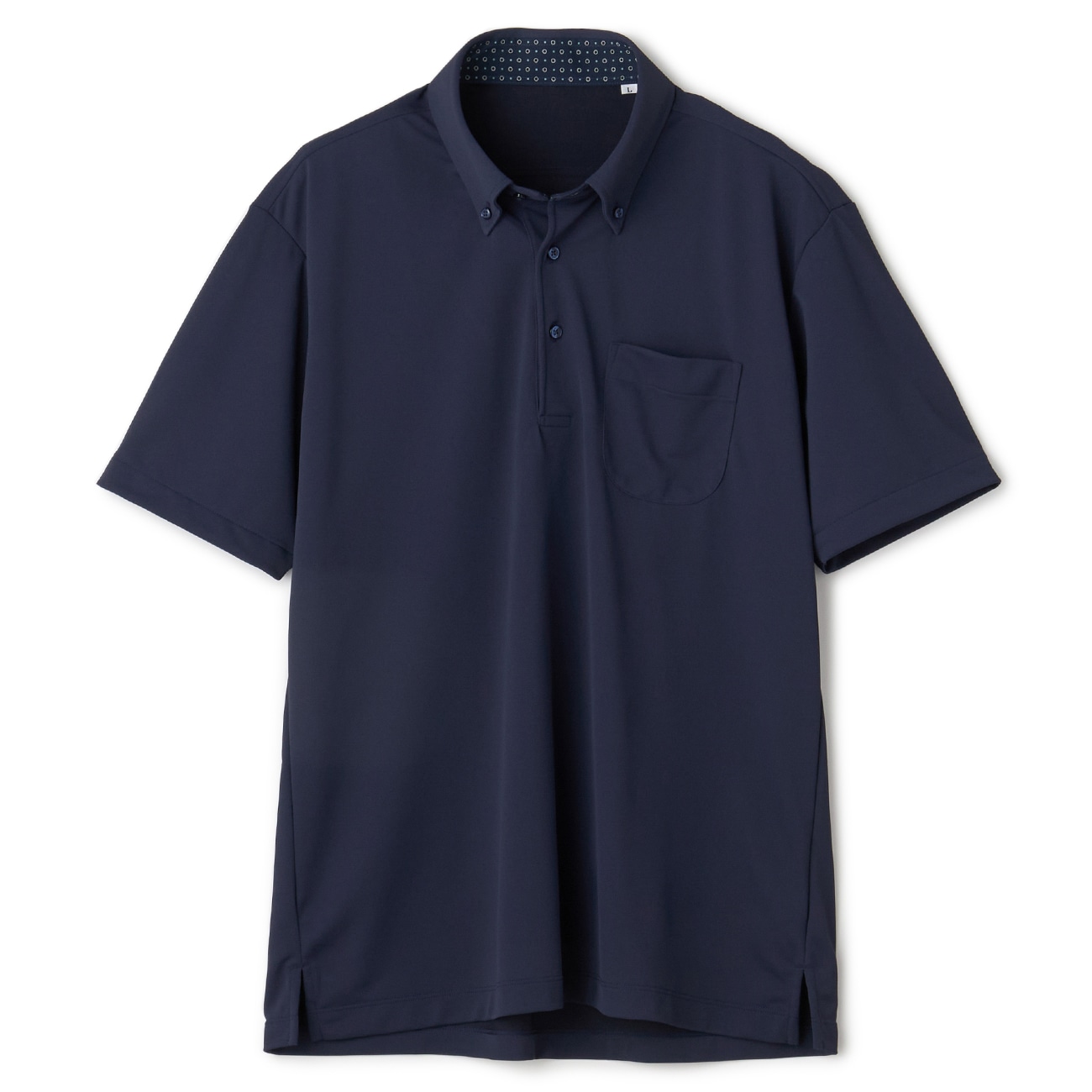 【ビズポロ】エアクール QUICKLY DRY ボタンダウンポロシャツ 紺鹿の子 【ビズポロ】エアクール QUICKLY DRY ボタンダウンポロシャツ 紺鹿の子