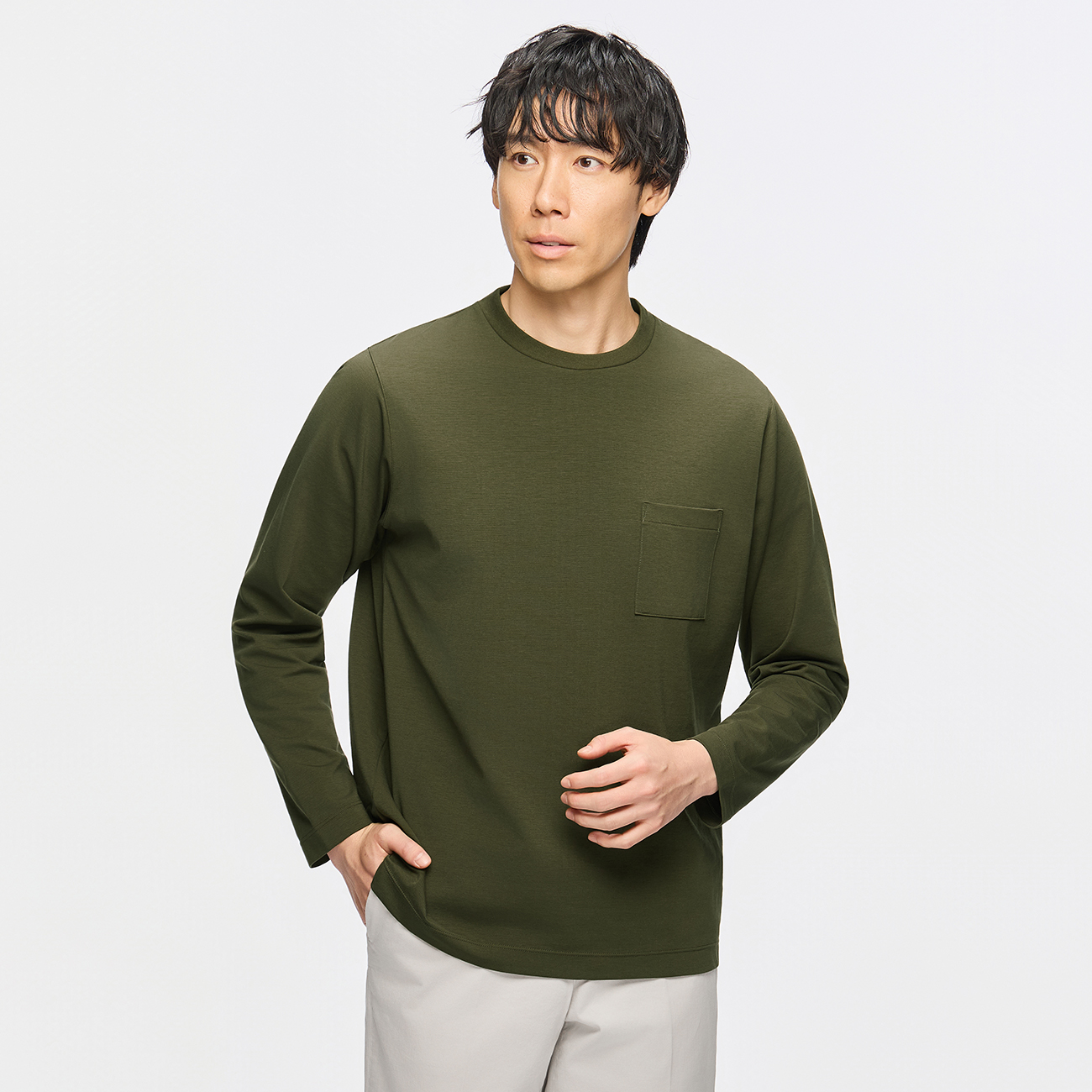スーツ屋の仕立てたＴシャツ｜吸水速乾｜クルーネック