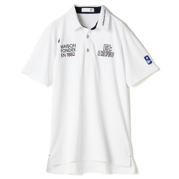 ルコックスポルティフ ゴルフ ポロシャツ【ホワイト/LL】新品！ le coq sportif GOLF セール 公式 ルコックスポルティフ ゴルフ