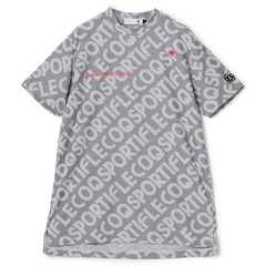ゴルフ用】le coq sportif GOLF ルコック 総柄モックネックT