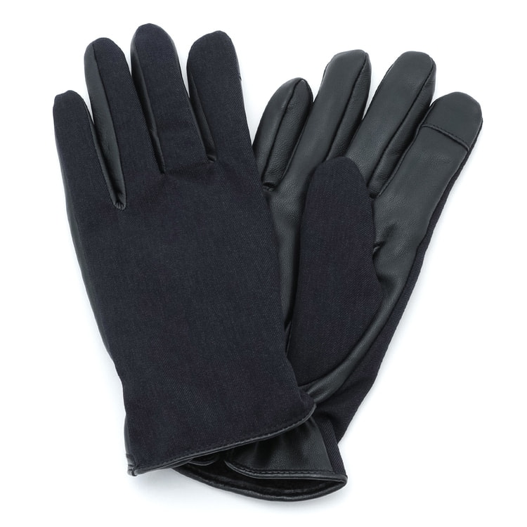 ≪Featured in the January issue of Begin≫ Touchscreen compatible sheepskin solar heat gloves